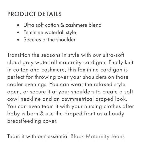 Seraphine Cotton & Cashmere Cardigan - Picture 4 of 13